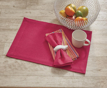 Elements Placemat - Fuchsia Set of 12 Park Designs - The Fox Decor